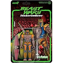 Super7 Boneco Transformers Beast Wars Reaction Dinobot 10 cm